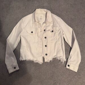Hidden White Denim Jacket